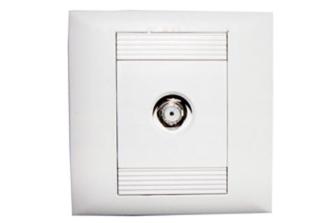 墙上型单孔有线电视面板 OUD31