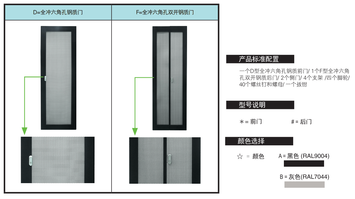 豪华C型网络服务器机柜