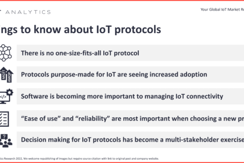 关于物联网协议的5个关键要点